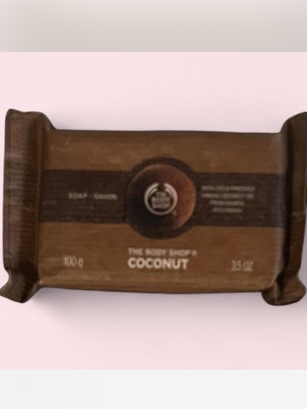 The Body Shop Coconut Soap Bar – Brown Packaging